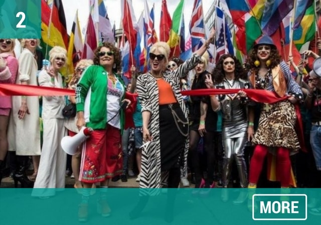 Pride in London. The Parade. Photo: James Courley